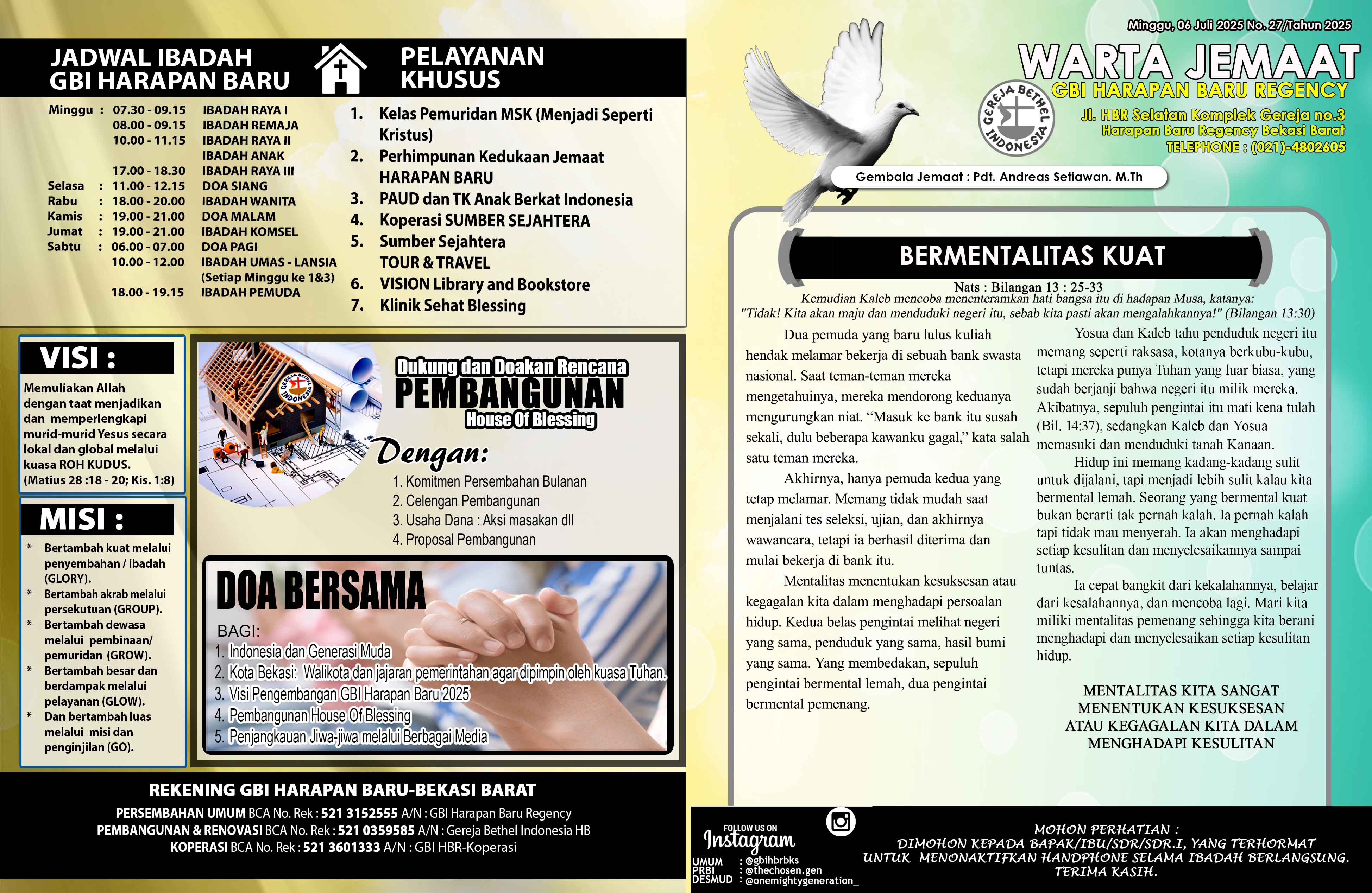 Warta Jemaat GBI Harapan Baru